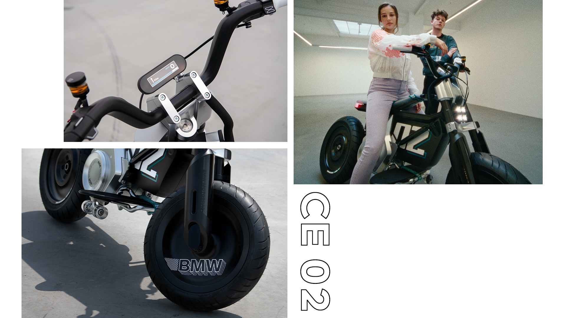 Het design van de BMW Motorrad Concept CE 02 is tegelijkertijd emotioneel en minimaal.
