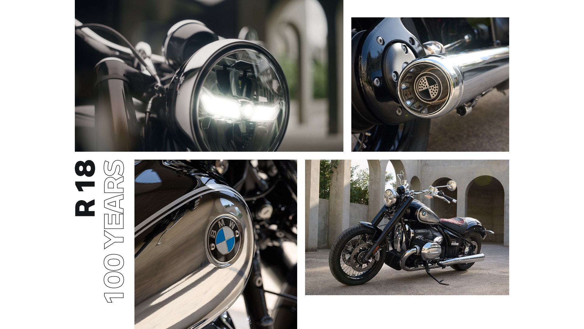 Het gelimiteerde Edition-model BMW R 18 100 Years voor het 100-jarig jubileum van BMW Motorrad
