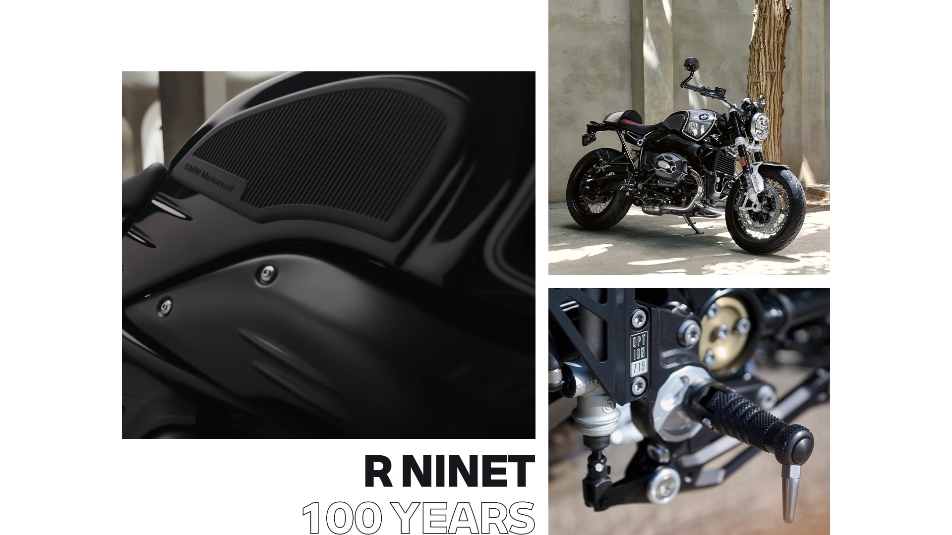 Het gelimiteerde Edition-model BMW R nineT 100 Years voor het 100-jarig jubileum van BMW Motorrad