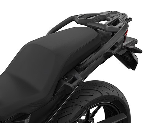 We zien de buddyseat van de F 750 GS.