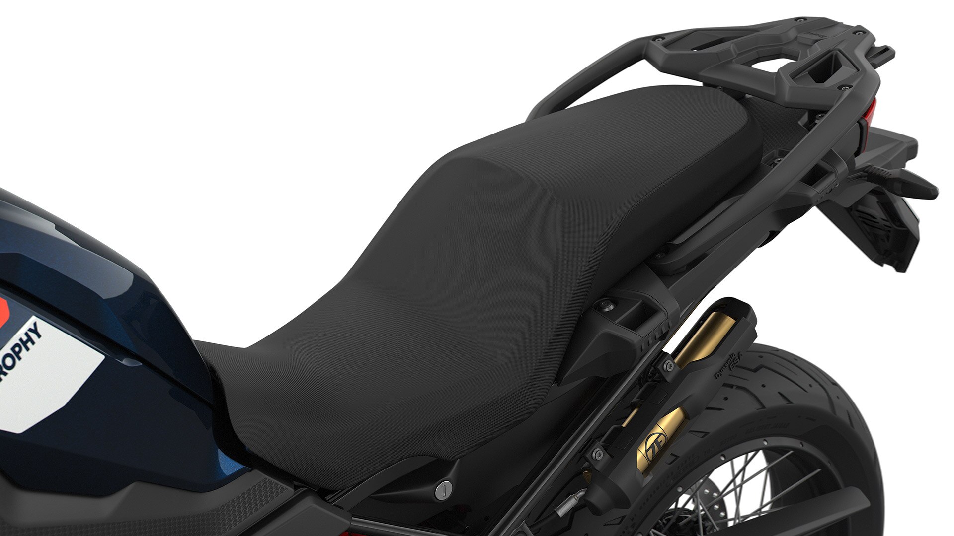 We zien de buddyseat van de F 850 GS.