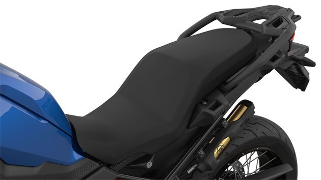 We zien de buddyseat van de F 850 GS.