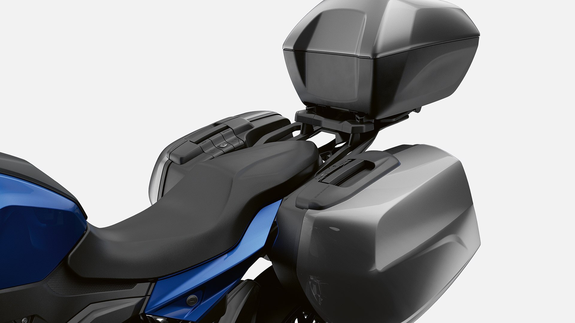 We zien de bergruimteopties van de F 900 XR.
