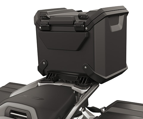 Bagagerek en kofferhouder incl. aluminium koffer zwart en topcase zwart