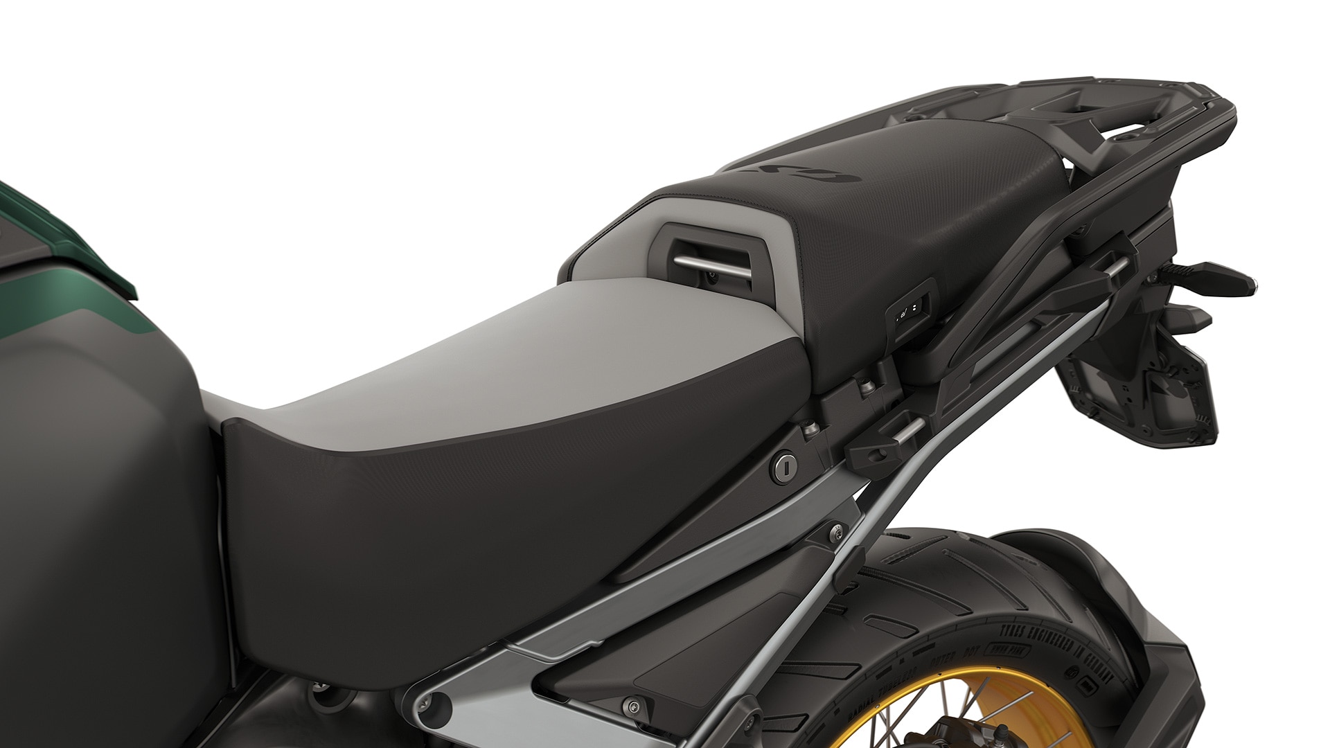 Comfortbuddyseat en comfortbuddyseat duopassagier inclusief buddyseatverwarming