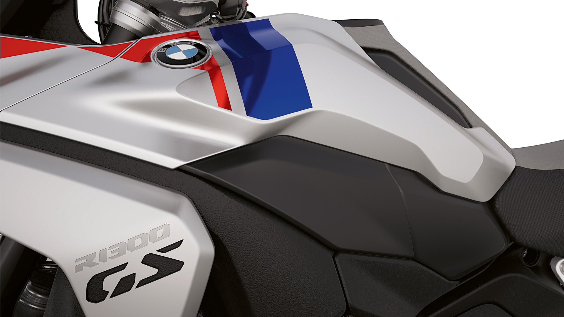 Het opschrift “GS Trophy” van de R 1300 GS Trophy van BMW Motorrad