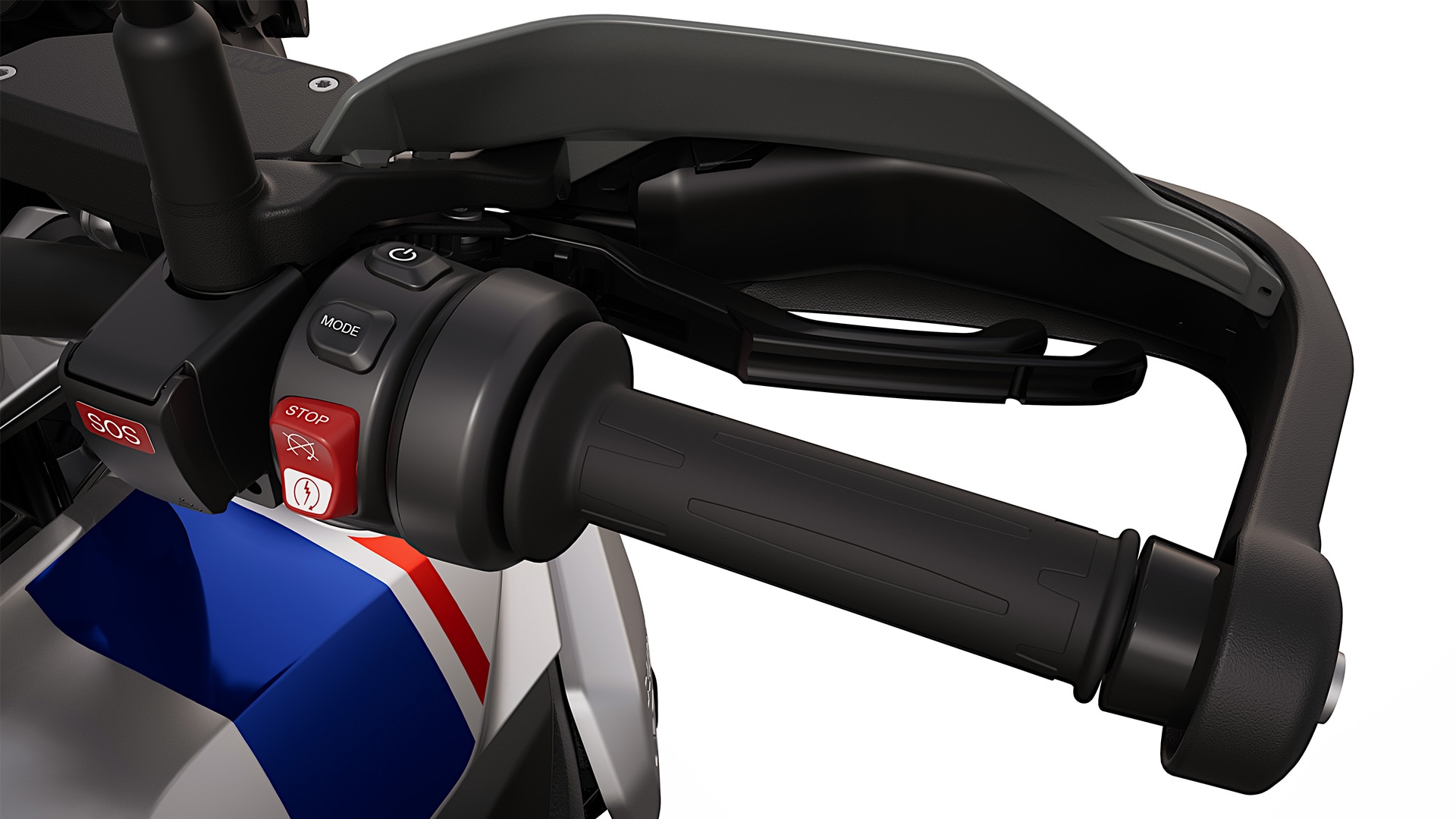 De remhendel van de R 1300 GS Trophy van BMW Motorrad