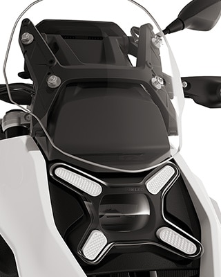 De matrix-LED koplampen van de R 1300 GS van BMW Motorrad