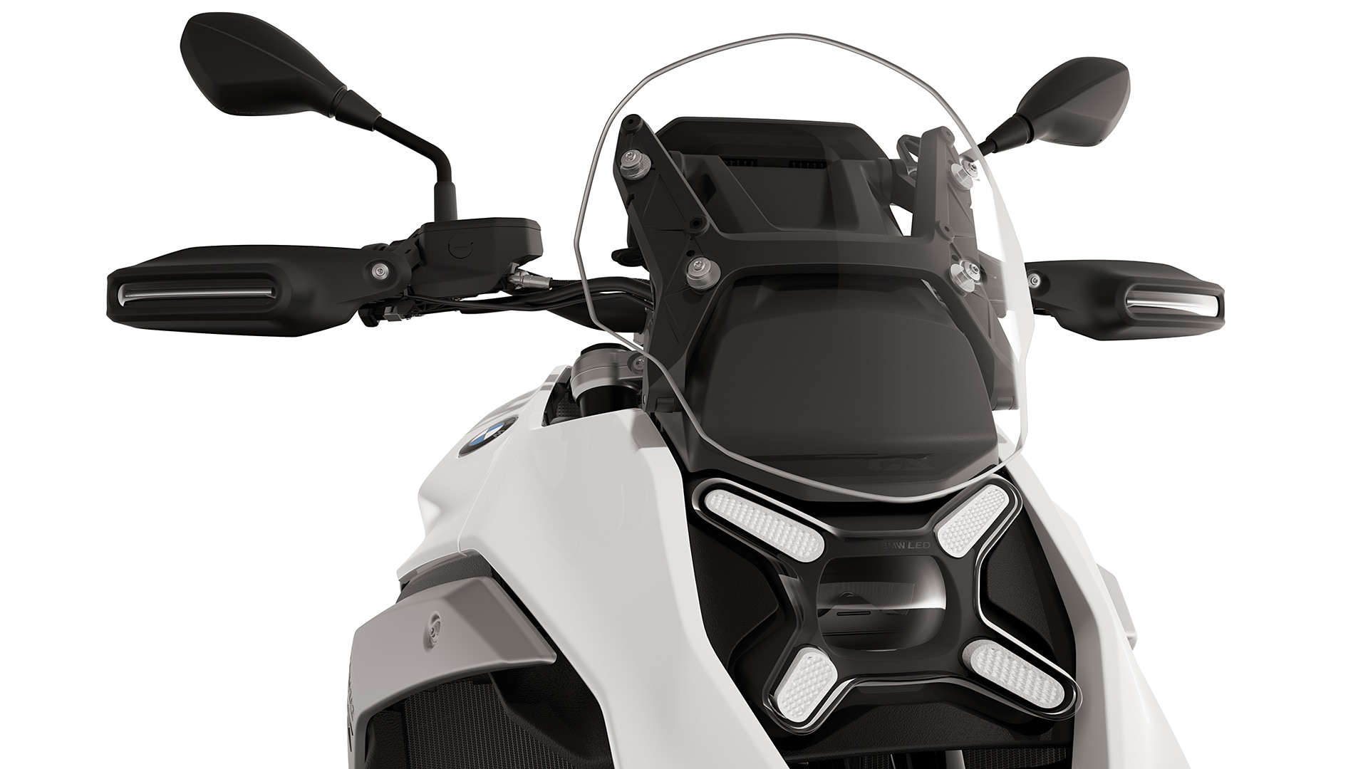 De matrix-LED koplampen van de R 1300 GS van BMW Motorrad