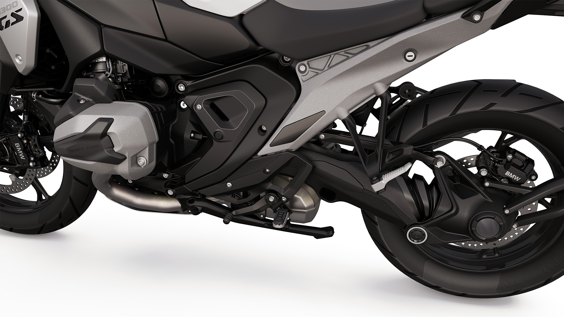 De aandrijfeenheid van de R 1300 GS van BMW Motorrad