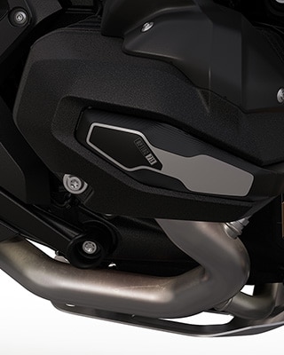 De Option 719 gefreesde onderdelen van de BMW R 1300 GS Tramuntana