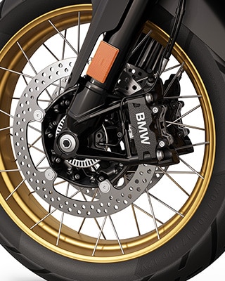 Kruisspaakwielen van de R 1300 GS Triple Black