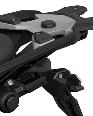 Het bagagesysteem van de R 1300 GS Triple Black van BMW Motorrad