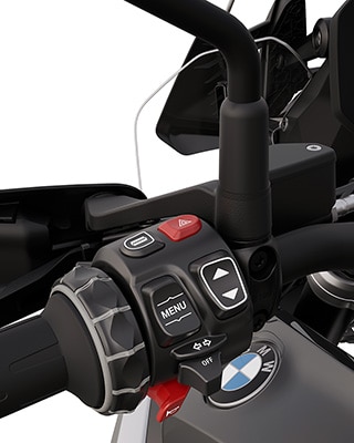 de DCC bij de R 1300 GS Triple Black