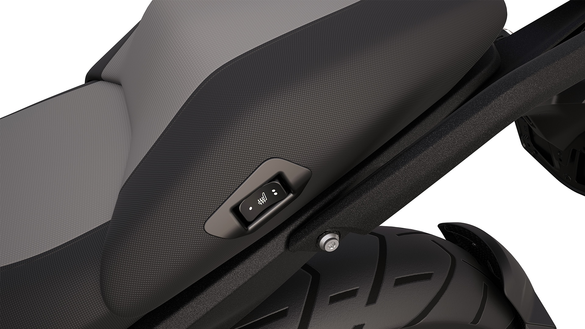 Buddyseat verwarming van de R 1300 GS Triple Black
