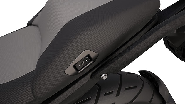 Buddyseat verwarming van de R 1300 GS Triple Black