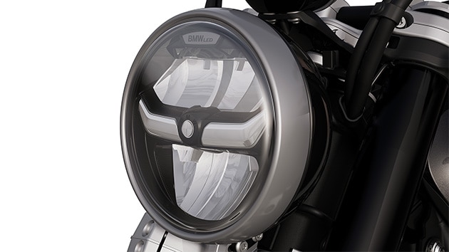 De R 12 van BMW Motorrad met LED-koplamp en dagrijverlichting