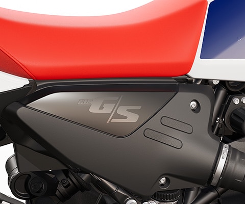 De boxermotor van de retro-enduro R 12 G/S van BMW Motorrad