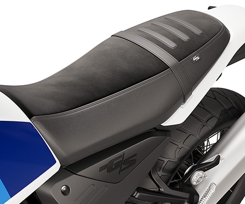 De Rallye-buddyseat van de R 12 G/S van BMW Motorrad