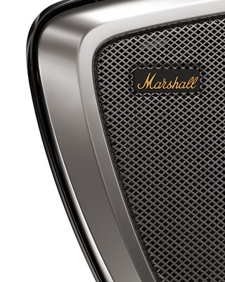 De ingebouwde luidsprekers van het merk Marshall.