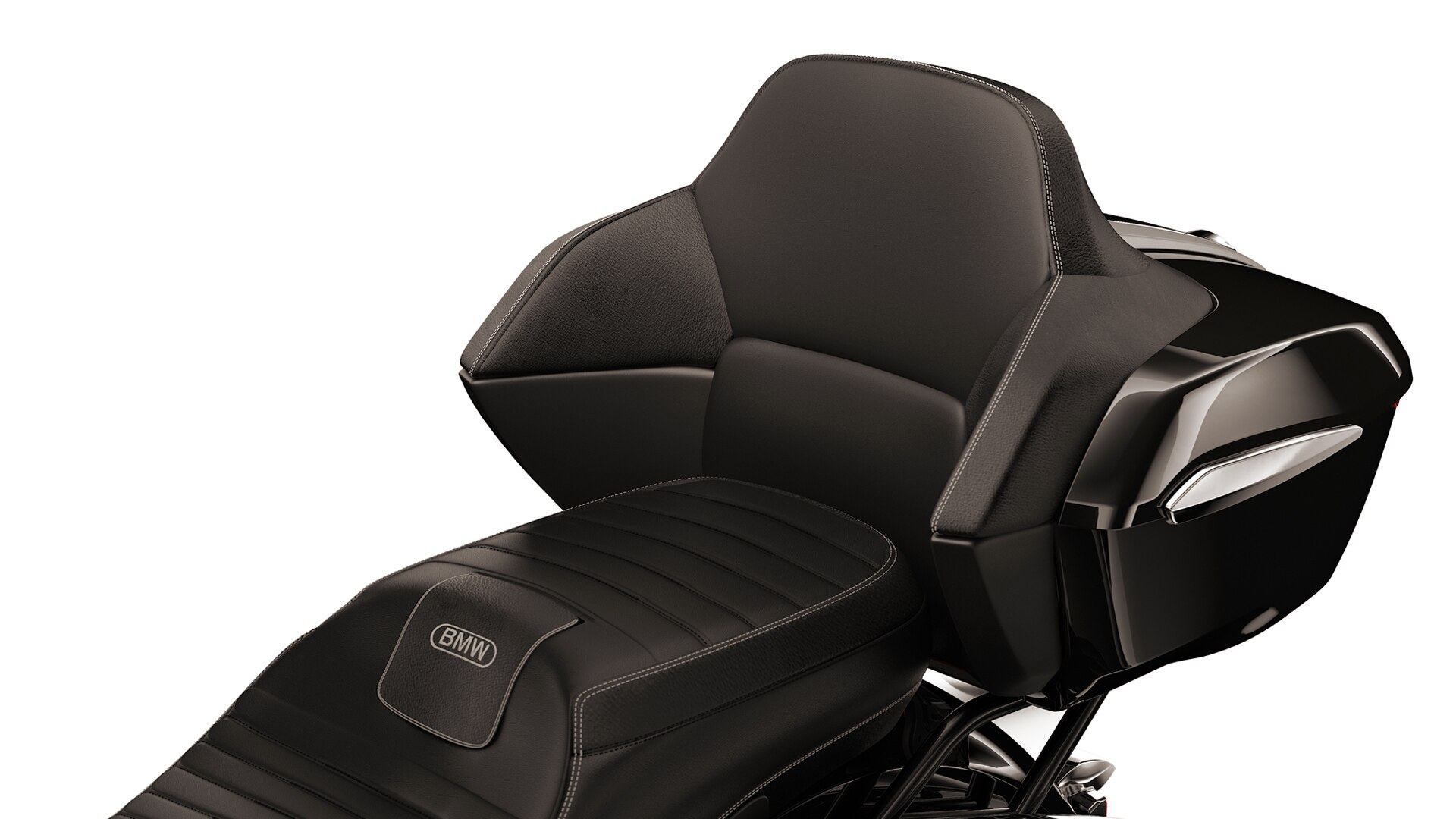 De duo-buddyseat met comfortabele rugleuning.