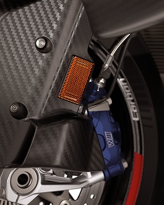 De M Brake Ducts van de M 1000 RR van BMW Motorrad