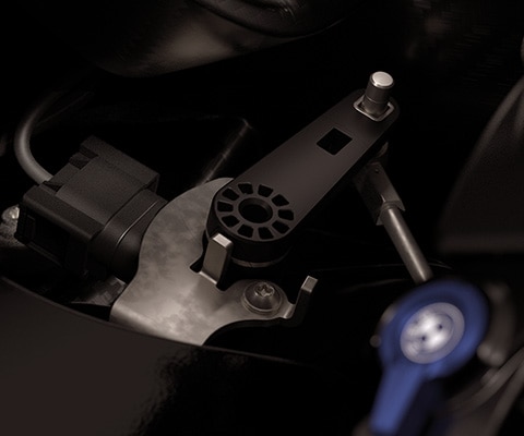 De stuurhoeksensor van de M 1000 RR