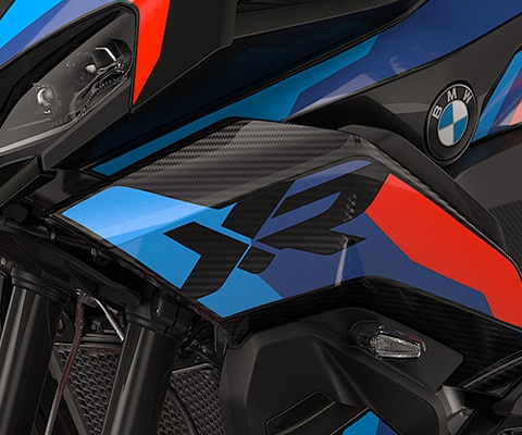 De M winglets van de M 1000 XR van BMW Motorrad