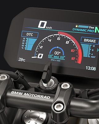 Rijmodi Pro en 6,5 inch-TFT van de F 450 R van BMW Motorrad