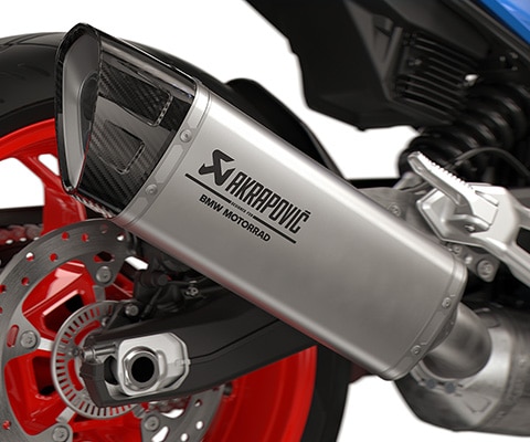 Sporteinddemper van de F 900 R van BMW Motorrad