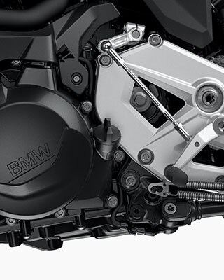 We zien het motorblok van de F 900 R. Dit is het kloppende hart van de F 900 R voor gegarandeerd rijplezier.