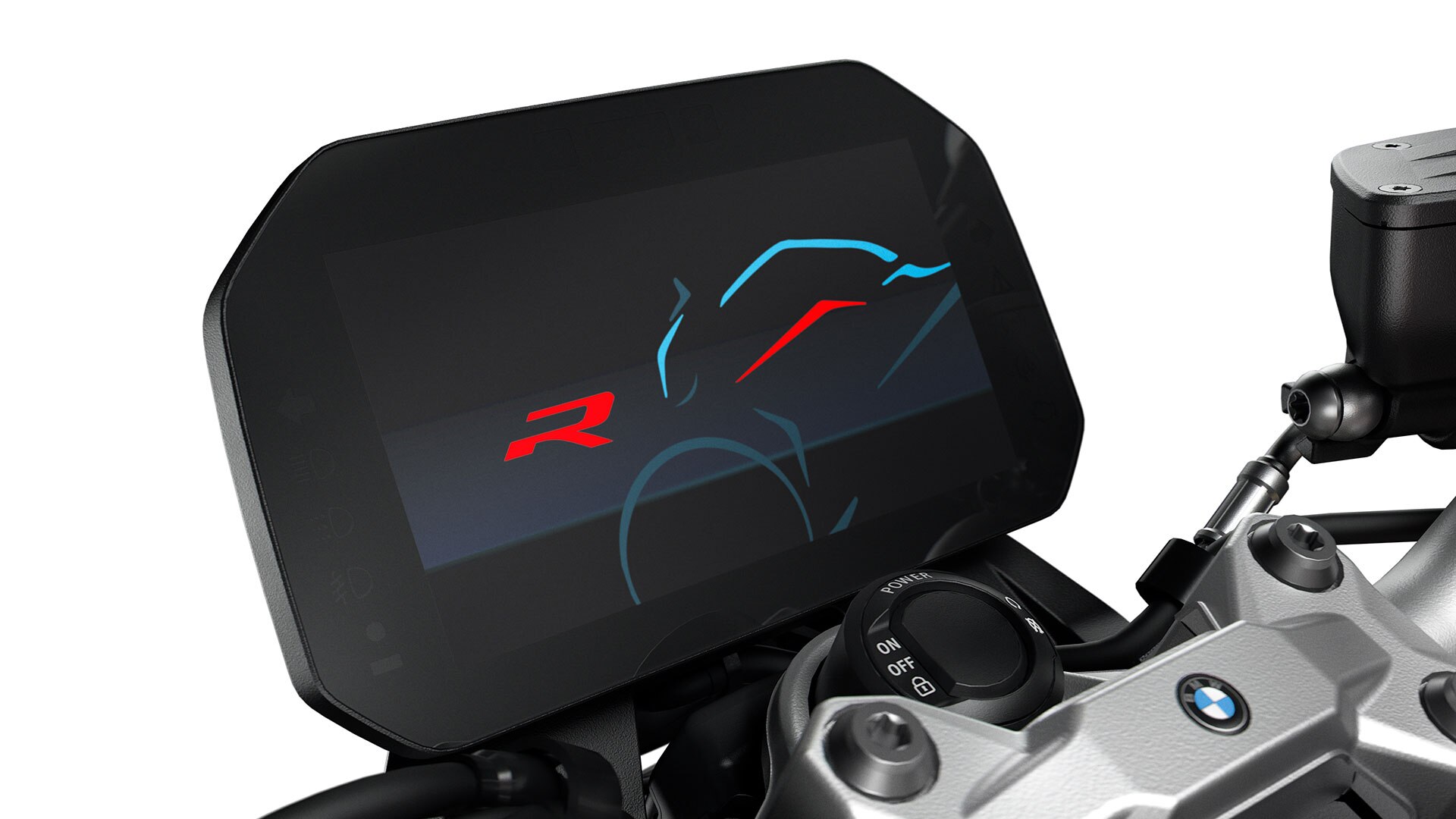 We zien het grote 6,5" TFT-display van de F 900 R.