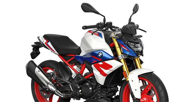 We zien de ergonomische buddyseat van de G 310 R.