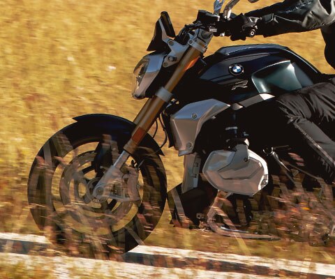 Rijscene met de BMW R 1250 R