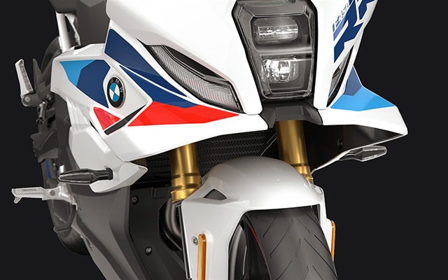 De winglets van de F 450 RR van BMW Motorrad