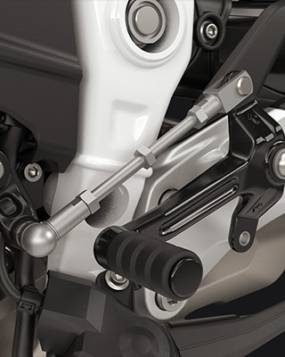De schakelassistent Pro van de F 450 RR van BMW Motorrad