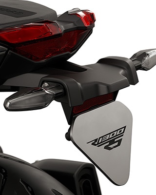 Achteraanzicht van de R 1300 RS van BMW Motorrad