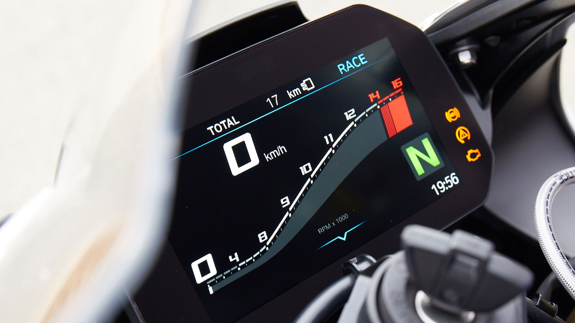 BMW RR 6,5 inch TFT-display