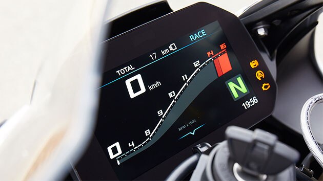 BMW RR 6,5 inch TFT-display
