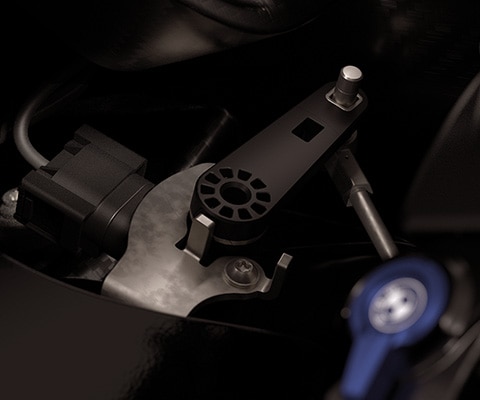 De stuurhoeksensor van de S 1000 RR