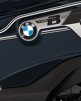 De K 1600 Grand America Edition II van BMW Motorrad in Imperialblau metallic