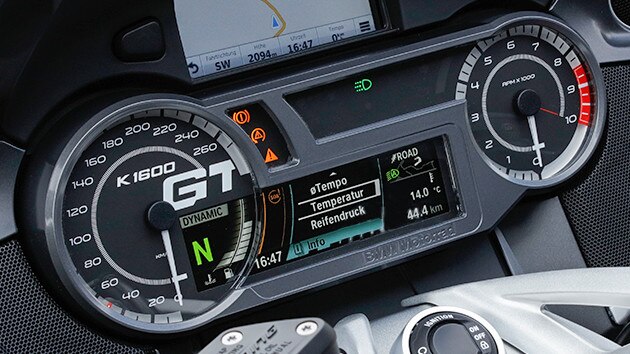 K 1600 GT instrumentenpaneel
