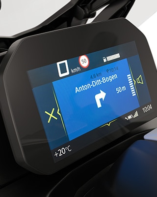 De BMW C 400 GT met Connectivity Pro