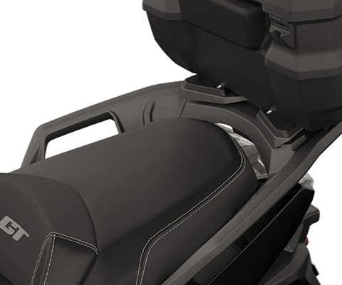 Het nieuwe, optionele bagagerek van de C 400 GT van BMW Motorrad
