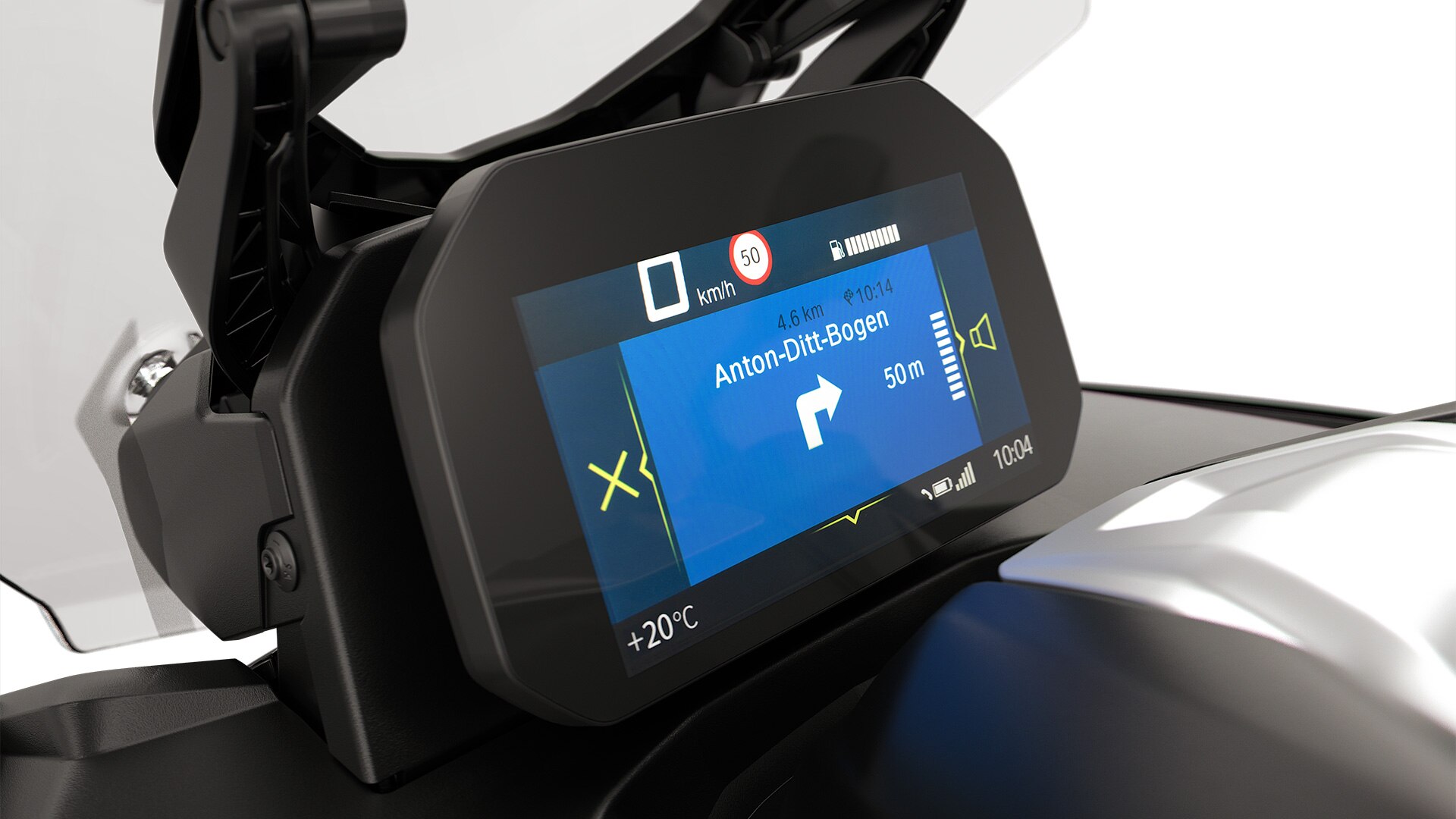 De BMW C 400 GT met Connectivity Pro