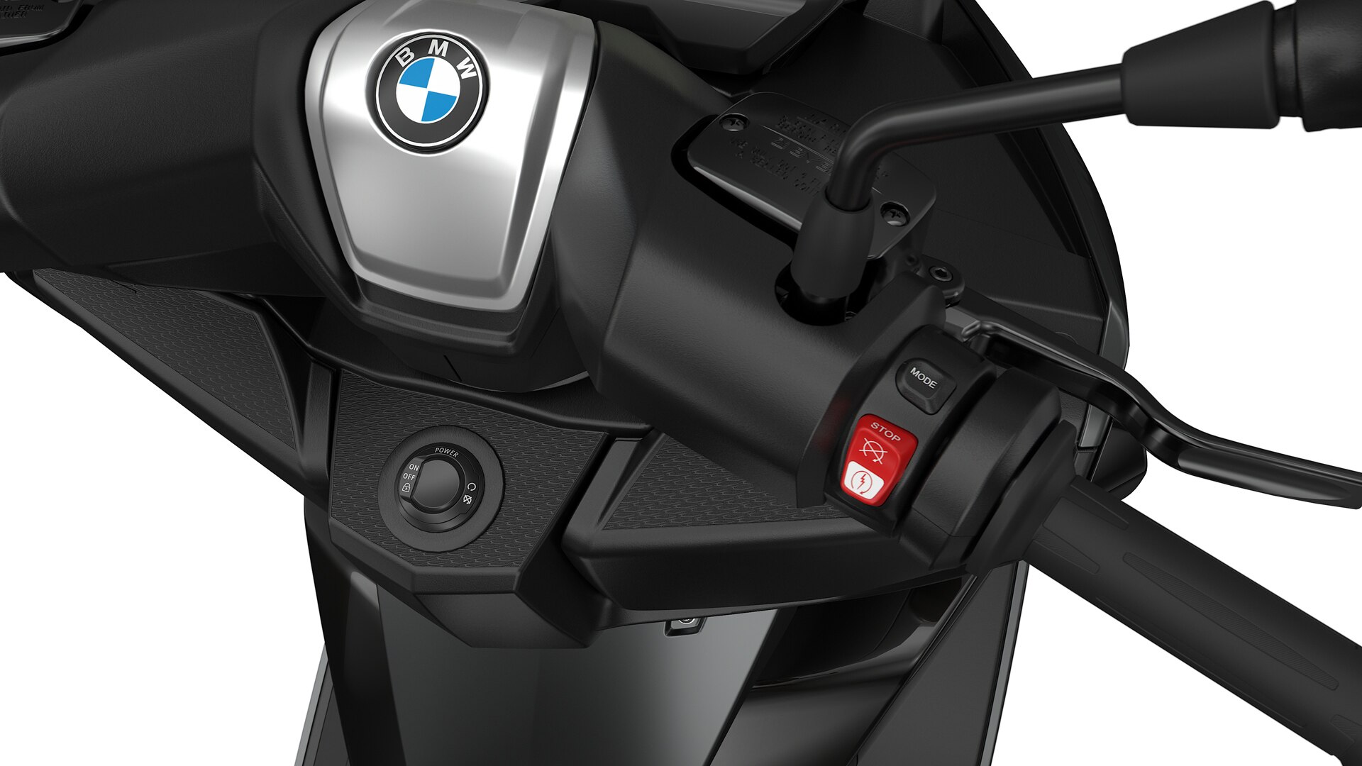 We zien het Keyless Ride-systeem van de C 400 GT.