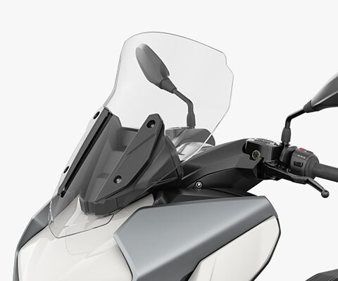 Ergonomie en bescherming tegen wind C 400 GT