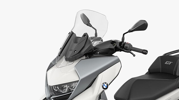 Ergonomie en bescherming tegen wind C 400 GT