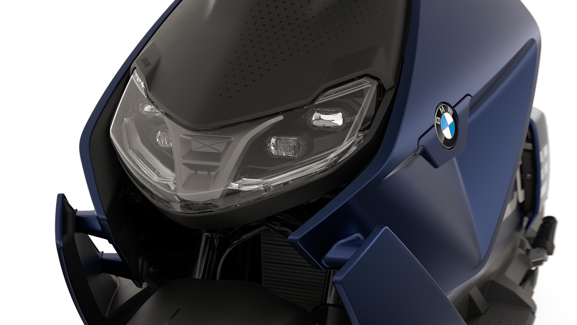 Het lichtdesign van de CE 04 van BMW Motorrad