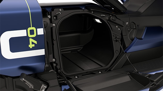 Side Loading van de CE 04 van BMW Motorrad